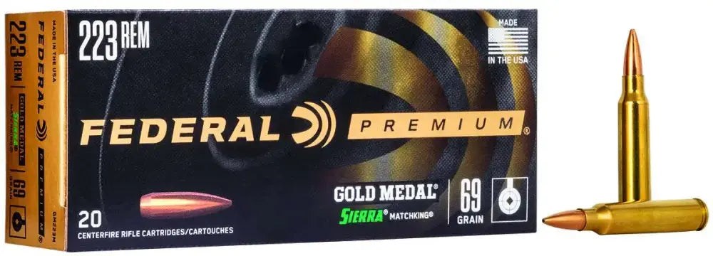 FEDERAL 223 REM 69GR SIERRA MK BTHP 20 RD/BX Cross-Current Precision Armory