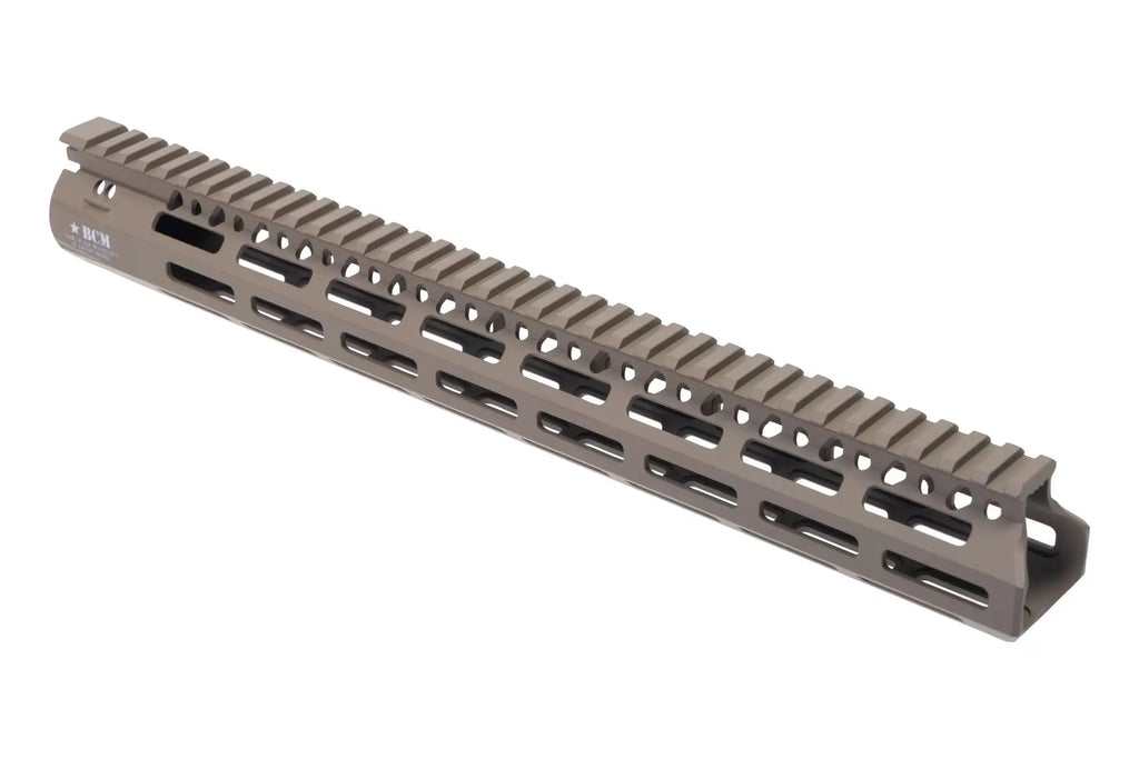 Bravo Company Manufacturing MCMR Modular Rail AR-15 Handguard - FDE - 15" Cross-Current Precision Armory