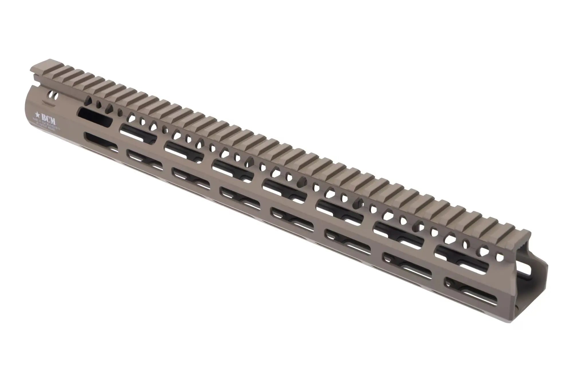Bravo Company Manufacturing MCMR Modular Rail AR-15 Handguard - FDE - 15" Cross-Current Precision Armory