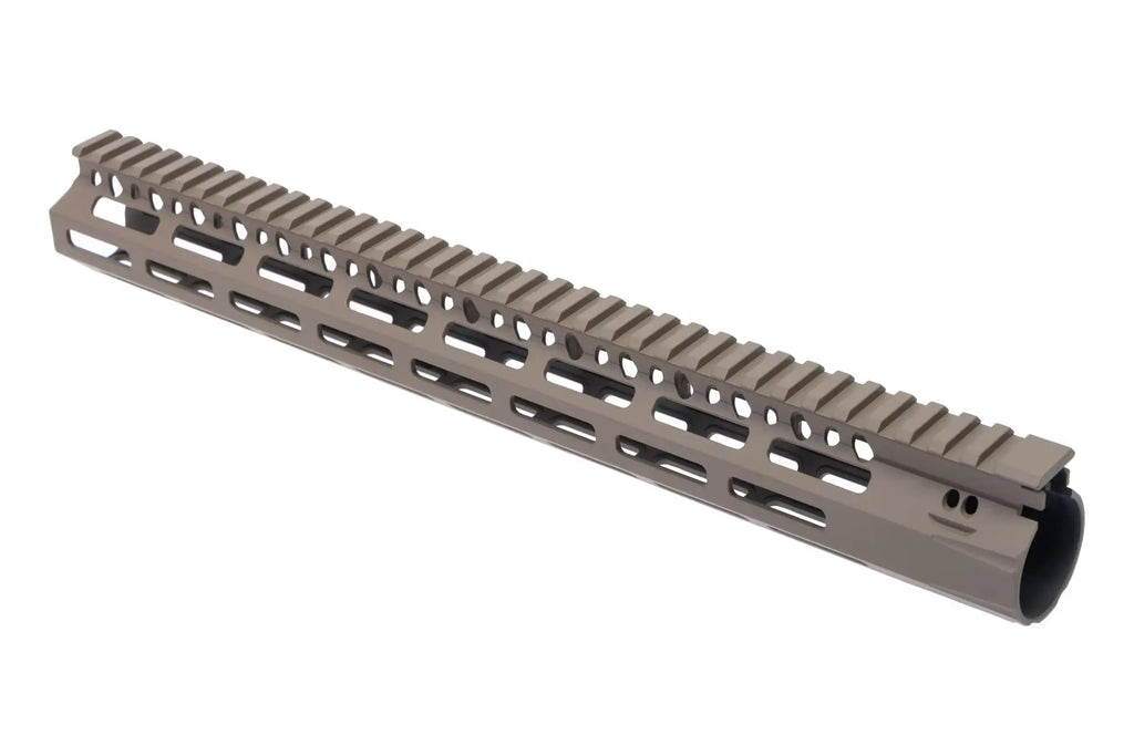 Bravo Company Manufacturing MCMR Modular Rail AR-15 Handguard - FDE - 15" Cross-Current Precision Armory
