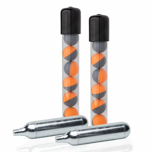 14 Live 0.68 Cal Projectiles + 2 CO2 Cartridges Cross-Current Precision Armory