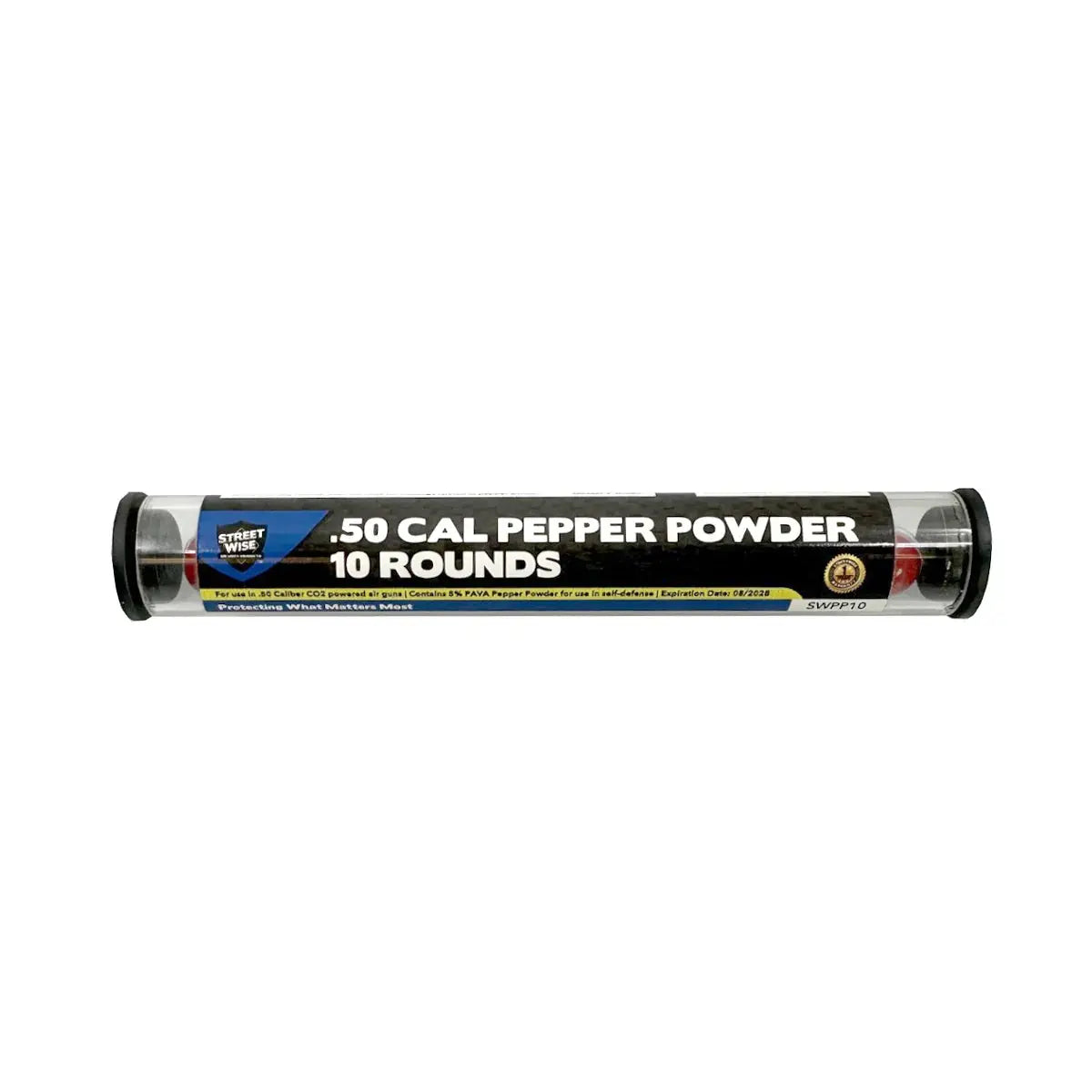 Streetwise .50 Cal 5% PAVA Pepper Ball 10 Rounds Cross-Current Precision Armory