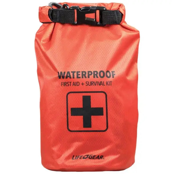 LifeGear 130-Piece Dry Bag First Aid & Survival Kit Cross-Current Precision Armory