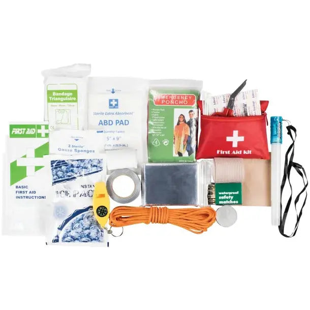 LifeGear 130-Piece Dry Bag First Aid & Survival Kit Cross-Current Precision Armory