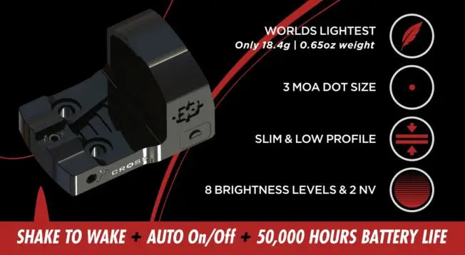 SHADOW Red Dot Optic – RMSc Footprint by Cross Armory Cross-Current Precision Armory