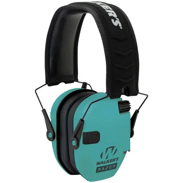 Walker's Game Ear® Razor Electronic Muff (Light_Teal) Cross-Current Precision Armory