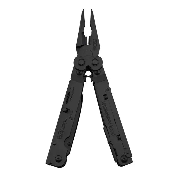 SOG® PowerAssist 16-in-1 Multi-Tool with Nylon Pouch, Black Oxide Cross-Current Precision Armory