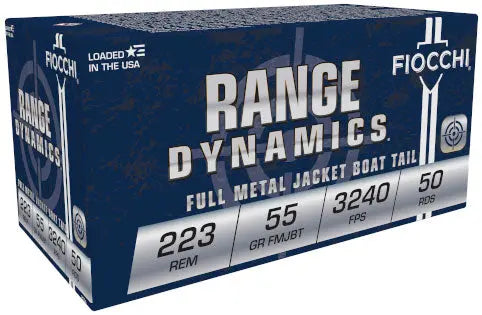 FIOCCHI 223REM 55FMJ 50RD BOX Cross-Current Precision Armory