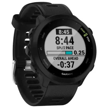 Garmin® Forerunner® 55 GPS Smartwatch with 42-mm Case, Bluetooth (Black) Cross-Current Precision Armory