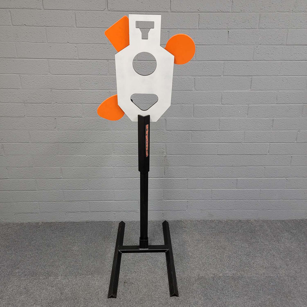 Tactical III – Armored Steel Reactive Shooting Target Silhouette Cross-Current Precision Armory