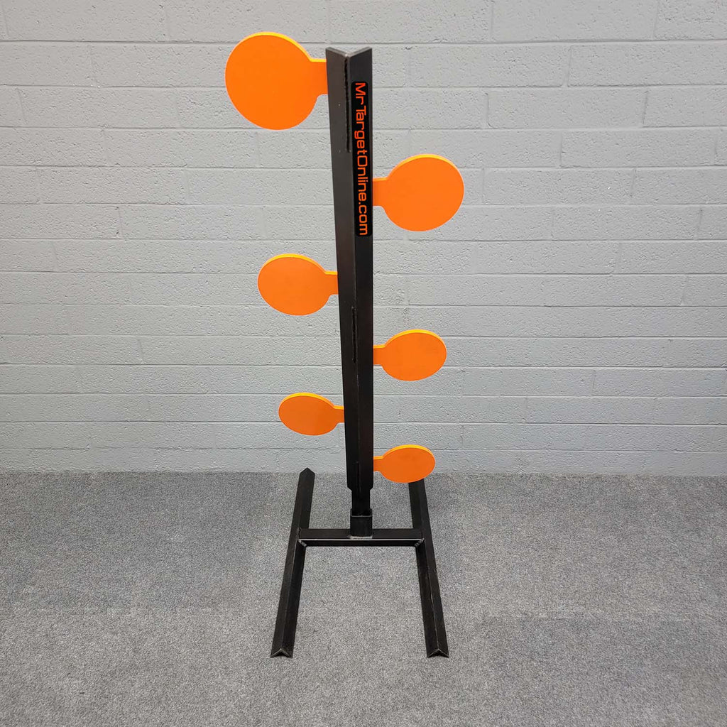Pistol Dueling Tree – Armored Steel Reactive Shooting Tree Target Cross-Current Precision Armory