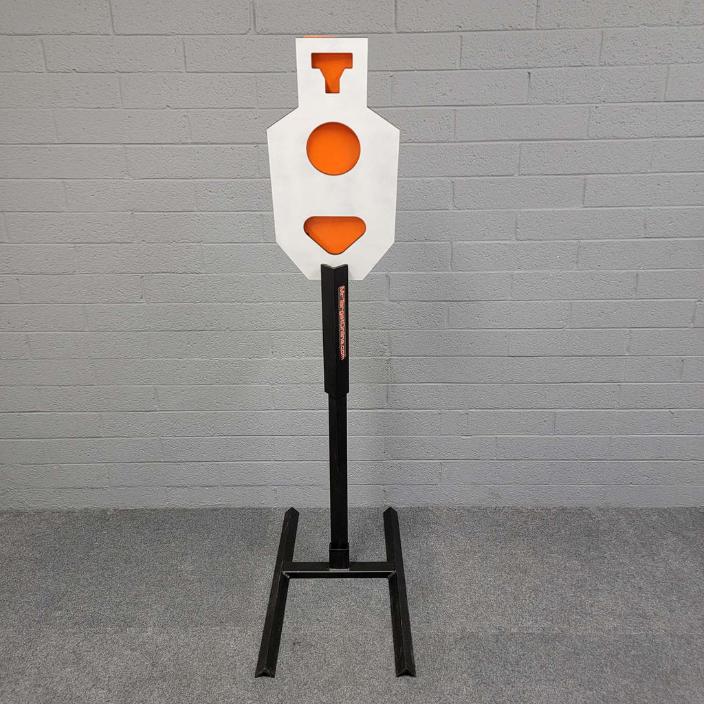 Tactical III – Armored Steel Reactive Shooting Target Silhouette Cross-Current Precision Armory