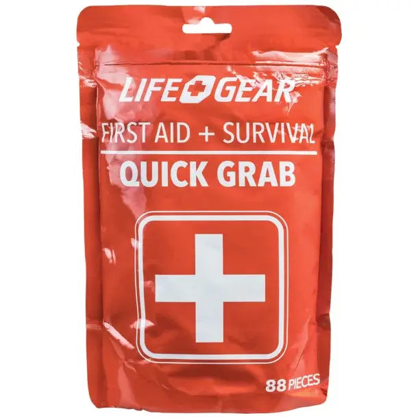 LifeGear 88-Piece Quick Grab First Aid & Survival Kit Cross-Current Precision Armory