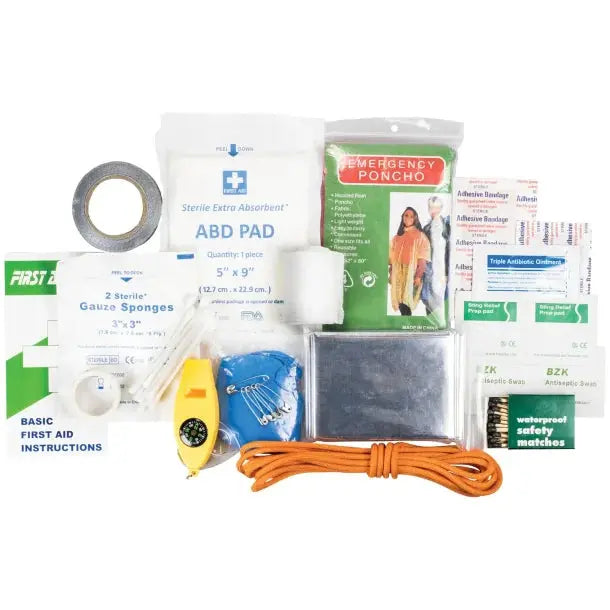 LifeGear 88-Piece Quick Grab First Aid & Survival Kit Cross-Current Precision Armory
