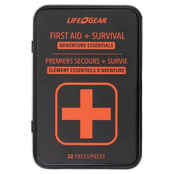 LifeGear First Aid and Survival Essentials Tin Cross-Current Precision Armory